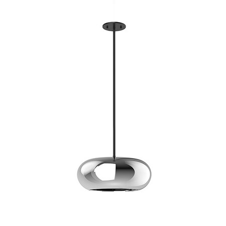 Kuzco Lighting Trinity Black, Chrome Pendants PD62014-BK/CH